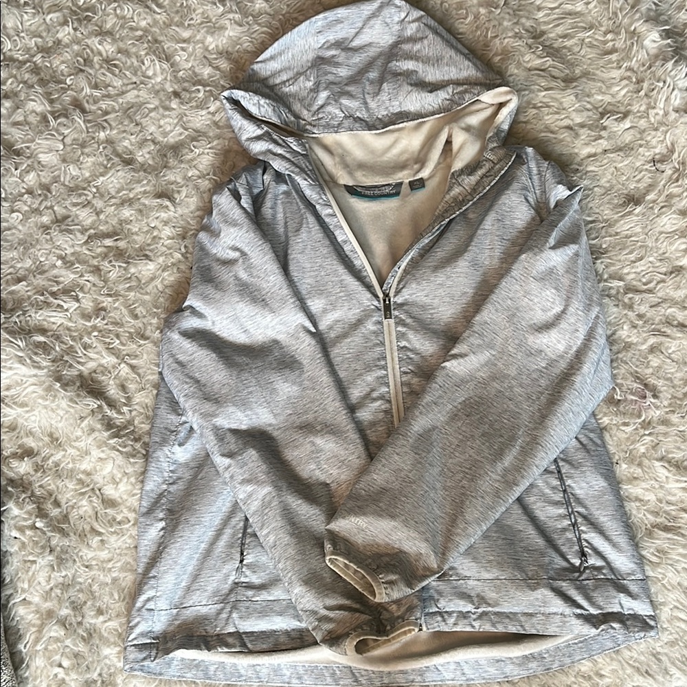 Free Country Gray Ski Snow Jacket with Hood 6